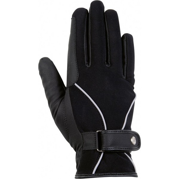 Dámske jazdecké zimné rukavice Classic Softshell
